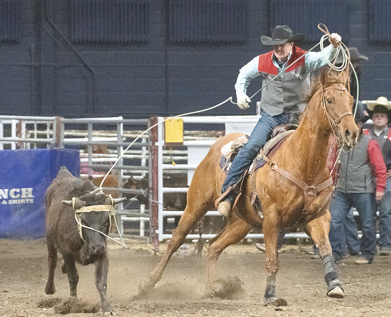 Logan Smith and the Trapper rodeo team struggled to find form over the weekend in Bozeman, and will look to rebound in Miles City this weekend.
TRIBUNE PHOTO BY CARLA WENSKY