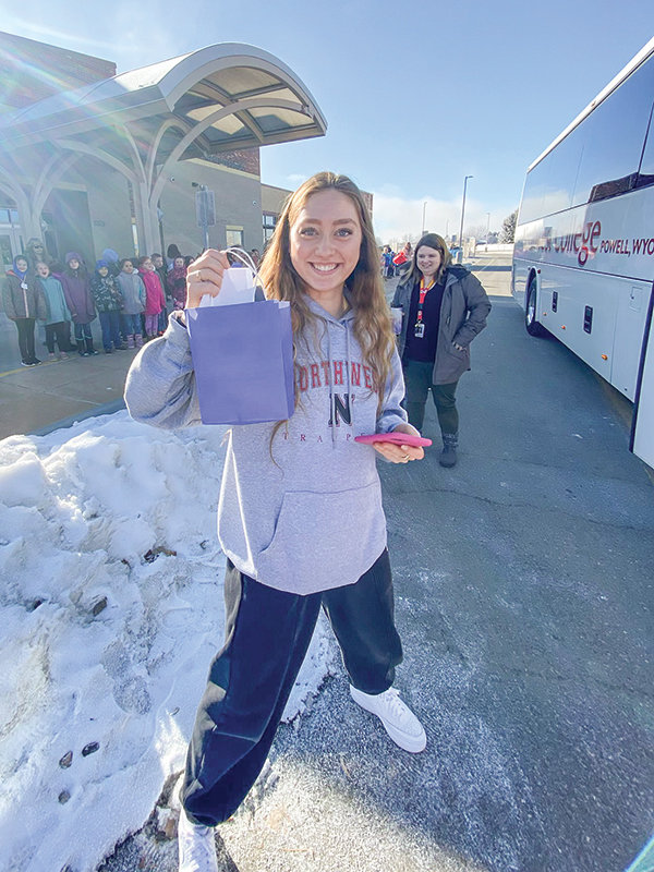 Roxanne Rogers and the Trappers got a send off from Powell Middle School alongside Westside and Parkside elementary schools on Tuesday.
PHOTO COURTESY LAUREN DAVIS
